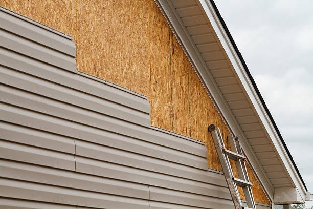 Professional Storm Damage Siding Repair technician working in Dayton, KY